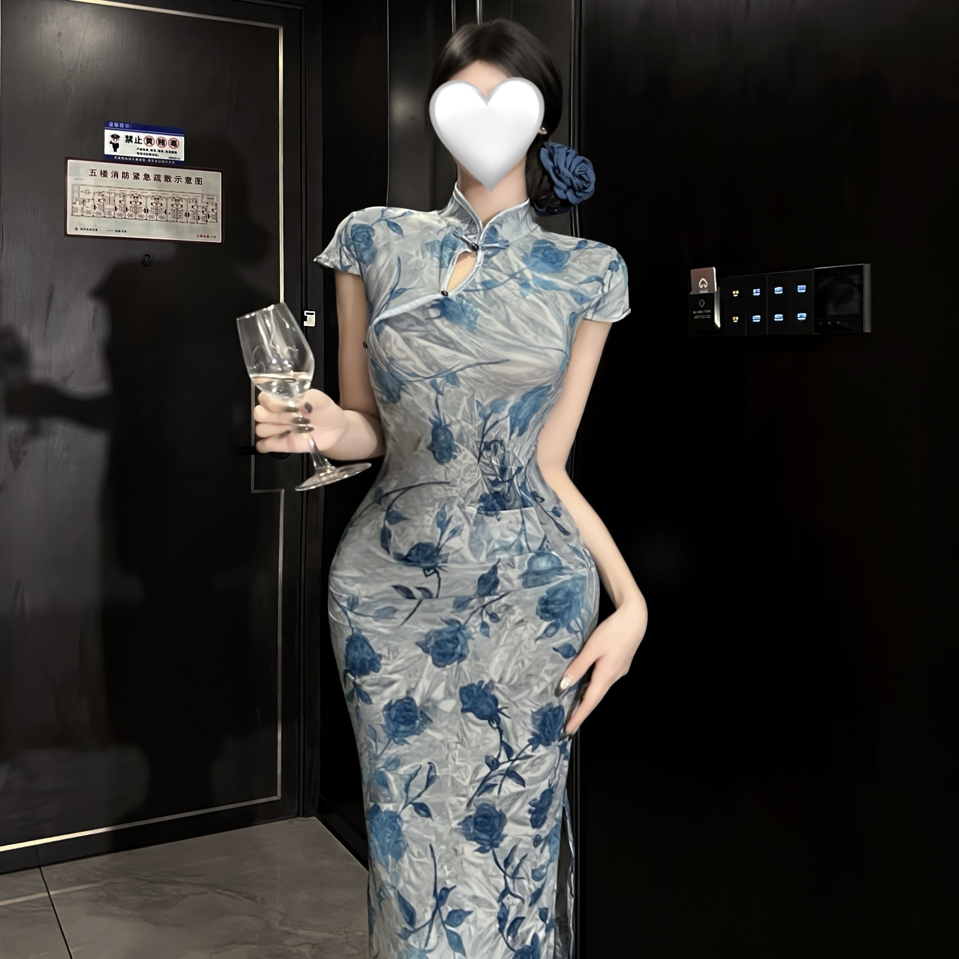 Retro fashionable cheongsam