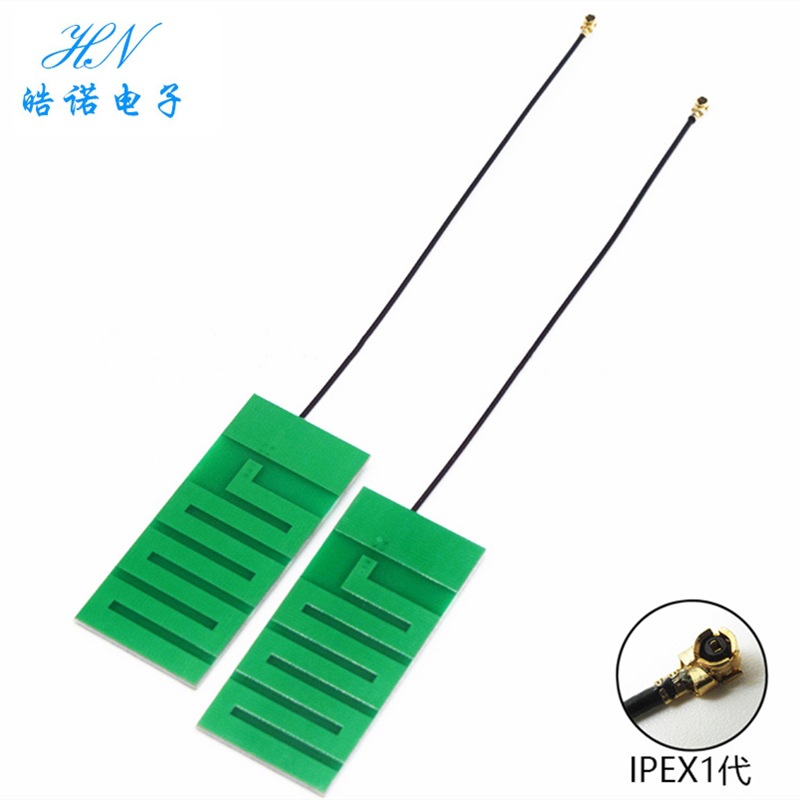 2.4G WiFi蓝牙全向内置PCB板贴片天线6DBI高增益模块天线IPEX接口