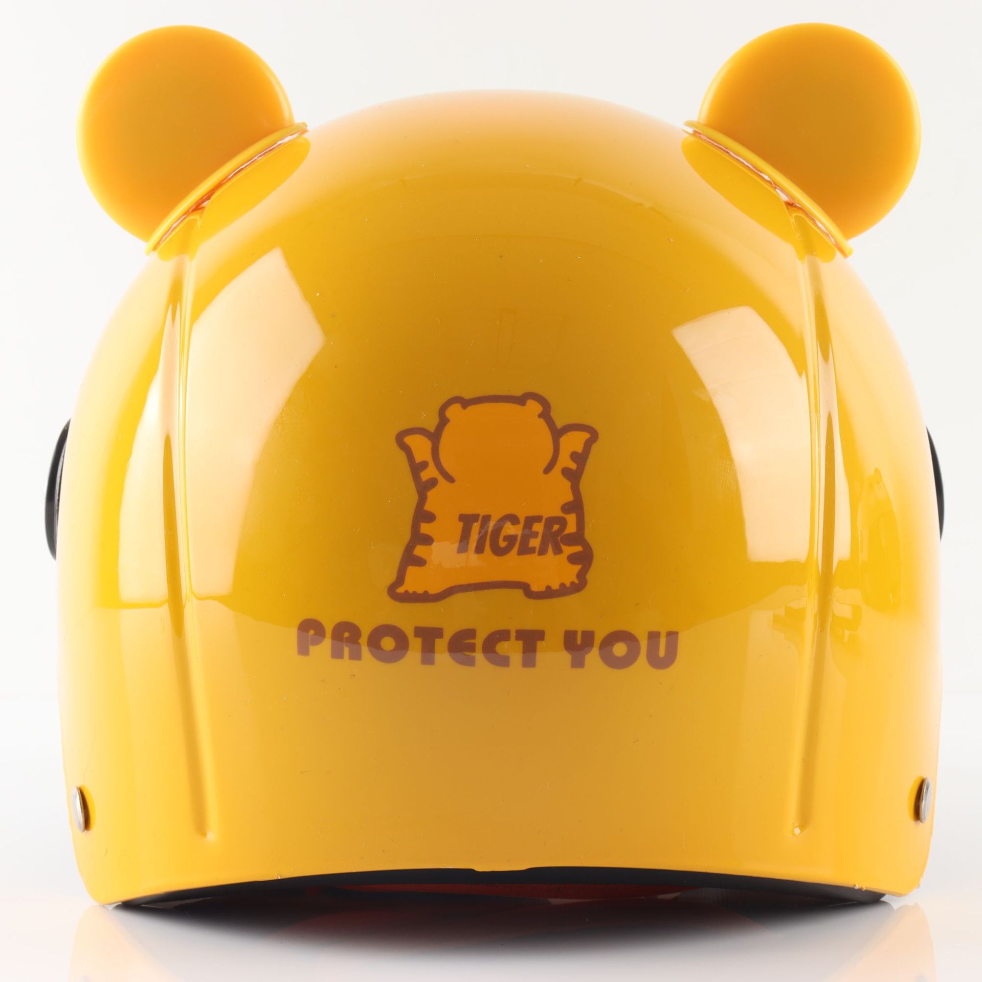 Cross-Border Exclusive Supply of Electric Vehicle Children's Helmets, Cartoon Cute Half-Helmets, Bear-Shaped Helmets for Kids, Students, and Babies for Cycling