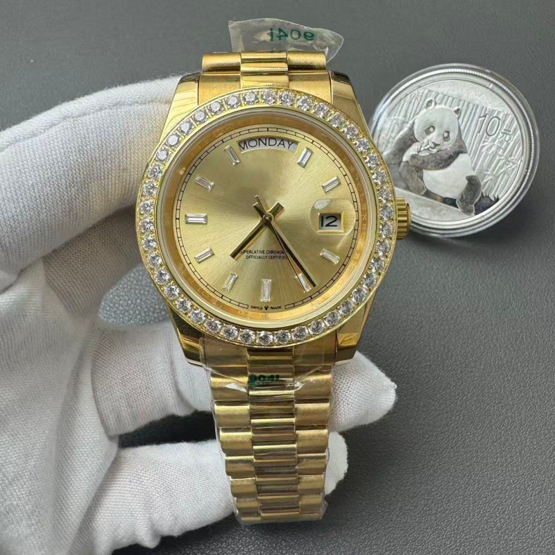 comercio exterior transfronterizo mano de obra fábrica directa al por mayor doble serie completa de reloj mecánico automático de negocios para hombres image 20