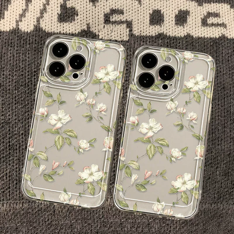 Apple, совместимый чехол для пространства на телефон, iPhone 14, цветочный рисунок, iphone, 16promax, 13