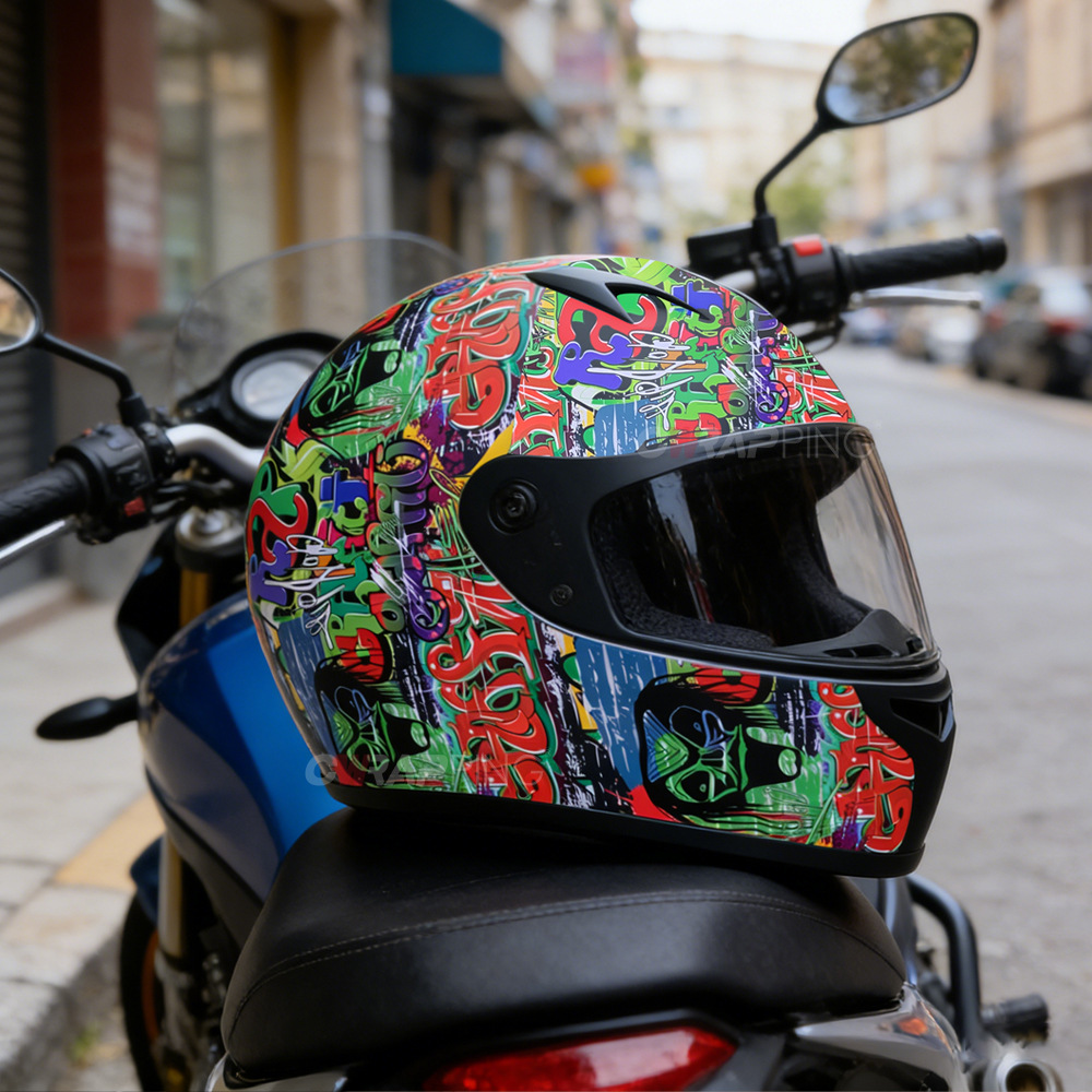 Trendy Graffiti Personalized Hip-Hop Street Dance Car Decoration Stickers Non-Fading Waterproof Clothing Store Wall Stickers Murals