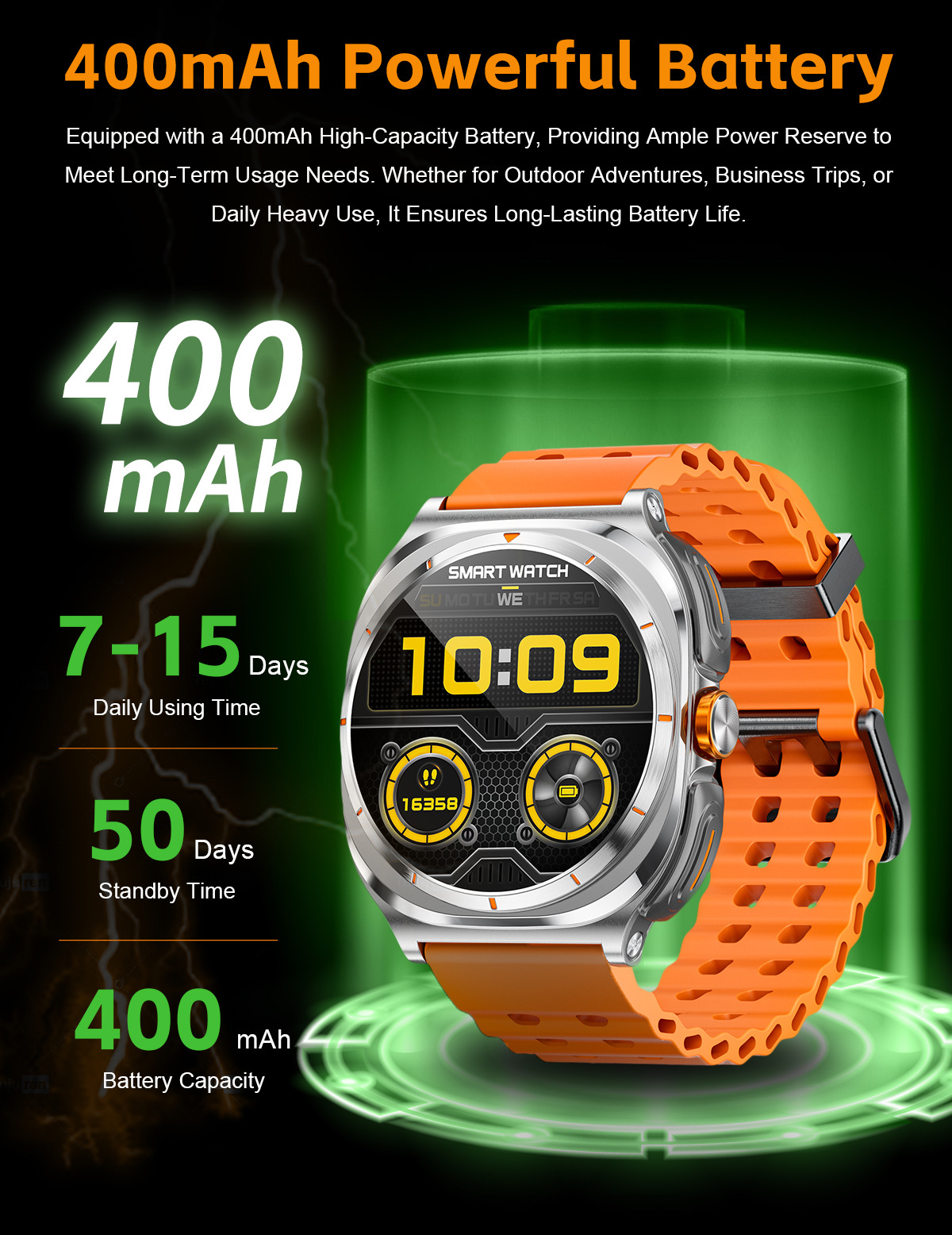 Smartwatch med integrerade tws hörlurar bluetooth sportklocka_voghion.com