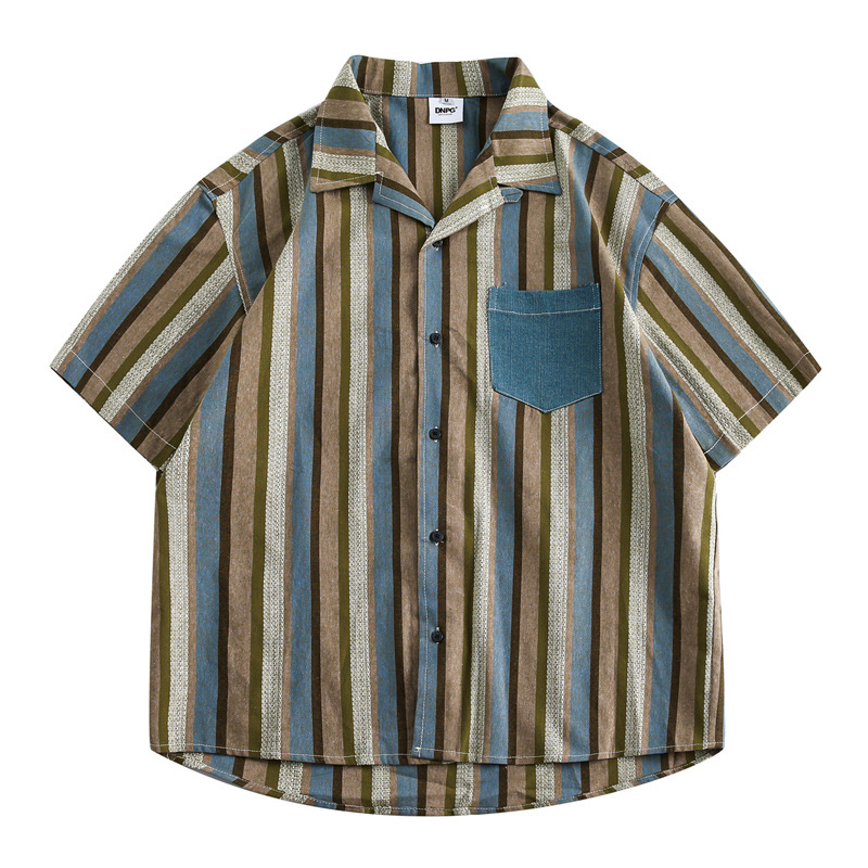 Japanese retro ethnic shirt