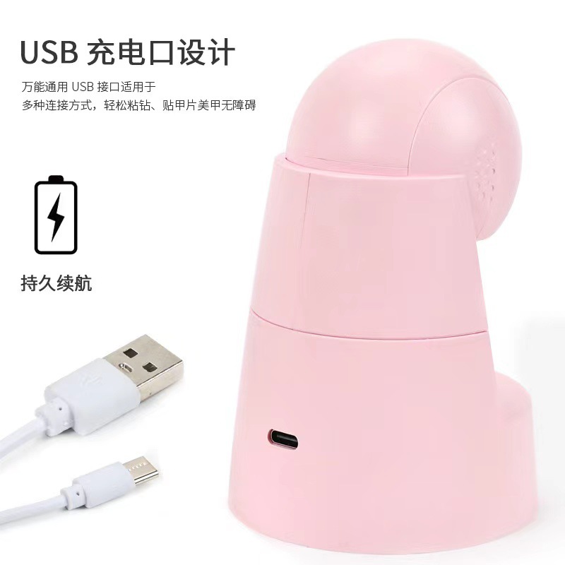 Transfronteriza nuevo clavo creativo móvil cabeza mini lámpara de fototerapia 18W pantalla táctil inteligente de secado rápido lámpara de fototerapia