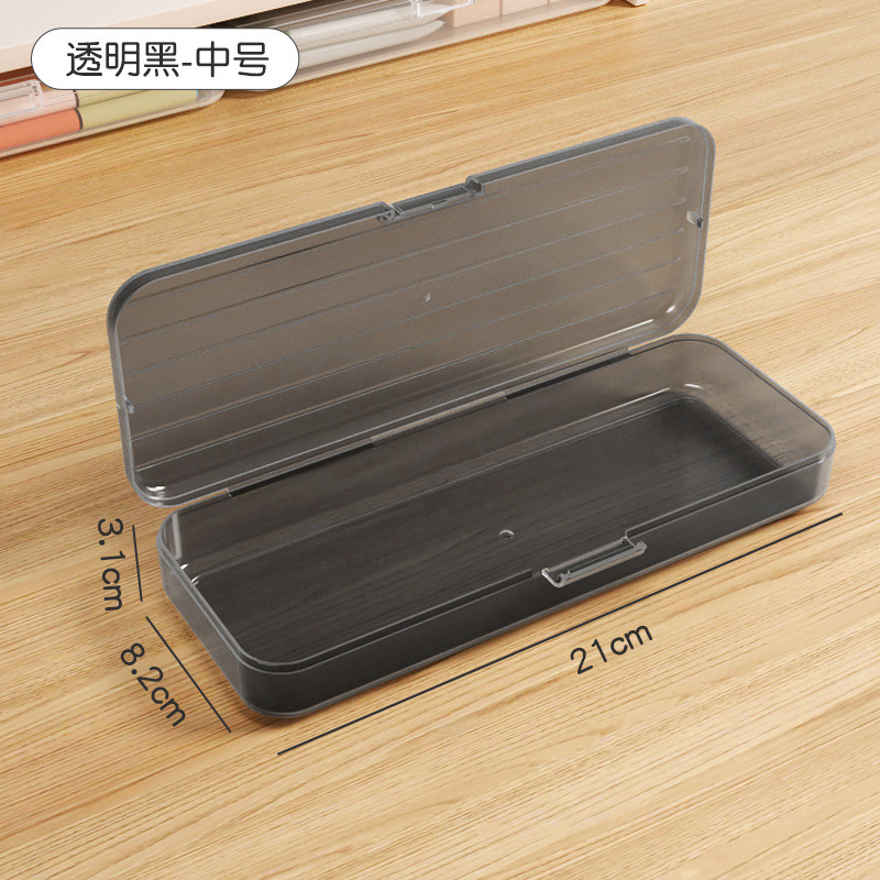 透明プラスチック文房具ペンボックス超巨大鉛筆クレヨン収納ボックス学生スケッチペンボックス大容量筆袋ペンホルダー|undefined