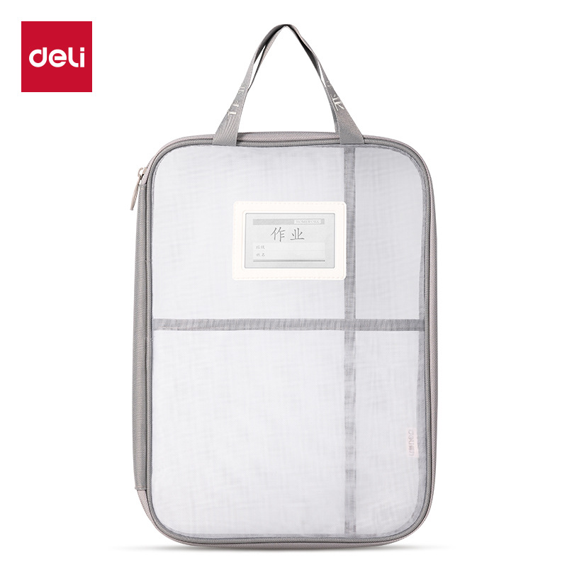 PP134 / PP133 bolsas de mano bolsas de tareas de estudiantes con cremallera de malla transparente bolsa de estudio bolsa de papel de prueba
