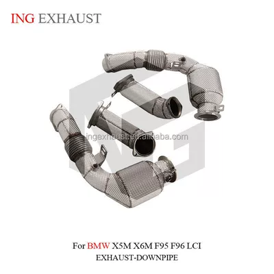 F96 LCI titanium – Exhaust pipe