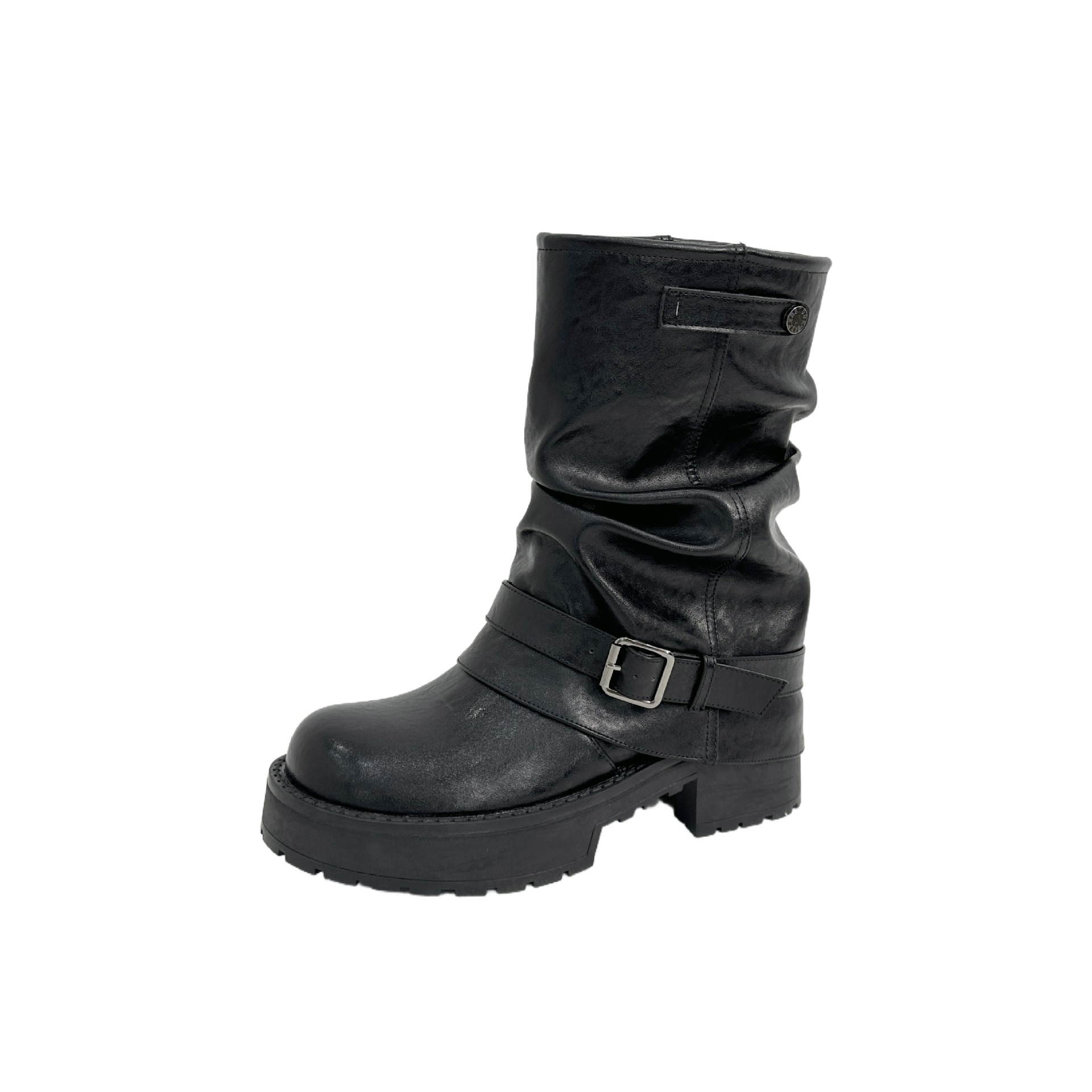 Botas Martin de Suela Gruesa para Mujer de 8 cm, Superfibra, con Aumento, para Otoño e Invierno image 5