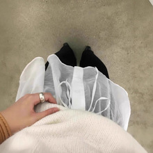 2025韩国东大门新款时髦小众加分搭配系扣设计绑带围裙半身裙