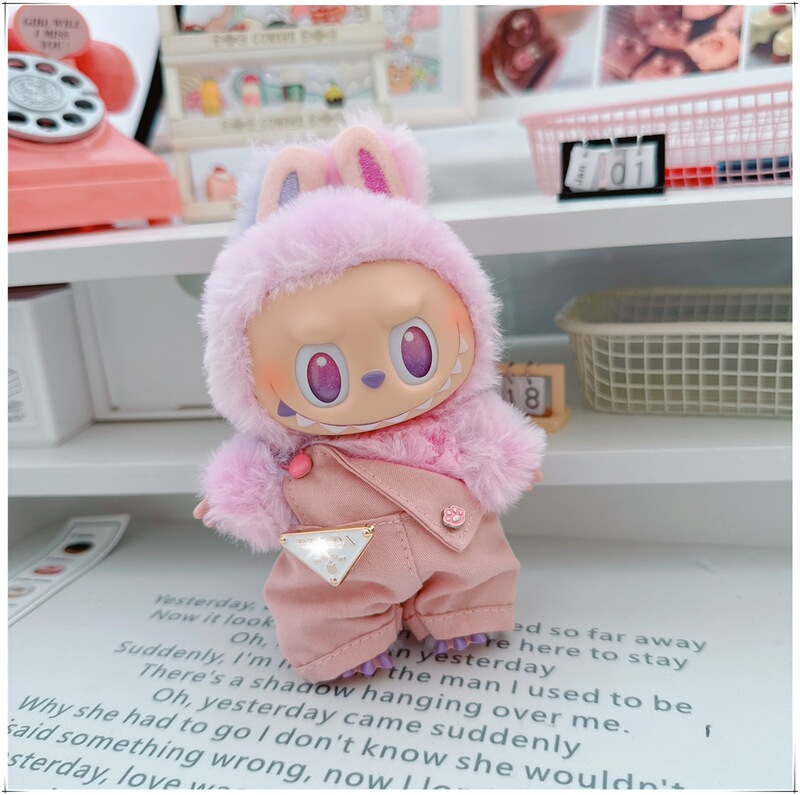 第一世代と第二世代のラブブ服ペンダント 17 センチメートルラブブ座りパーティーベビー服人形かわいいスーツ在庫あり|undefined