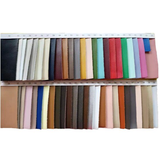 Factory in stock leather-like microfiber nappa-grain artificial leather hydrolysis-resistant plain weave microfiber pu leather for shoes and bags