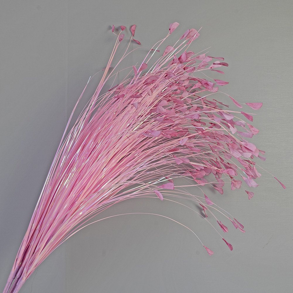 40 piezas de hierba artificial de pavo real, hierba voladora, decoración para pasillo de boda, ramo de flores artificiales, decoración de boda con flores de mariposa