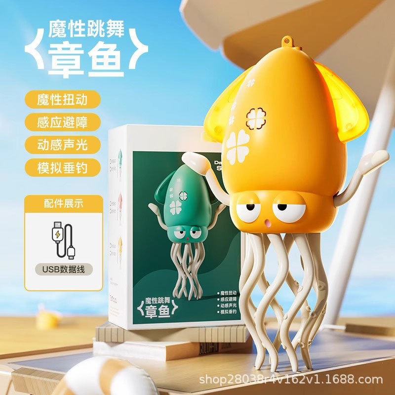 Juguetes de pulpo bailarín de la naturaleza mágica Octopus niños eléctricos niños niños