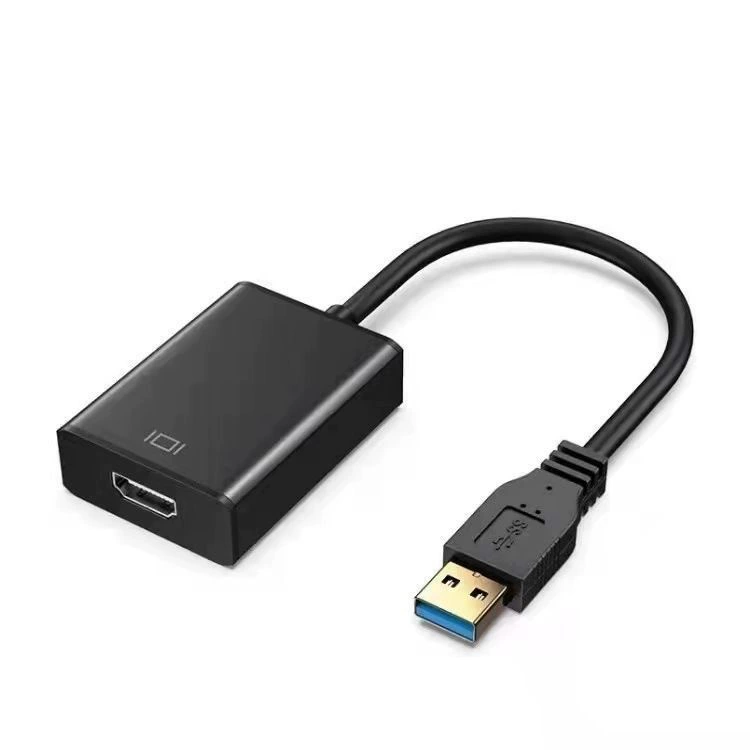 Адаптер USB к HDMI, кабель, без драйверов, 3.0, преобразователь USB к VGA, вывод аудио и видео, 1080p высокий разрешение