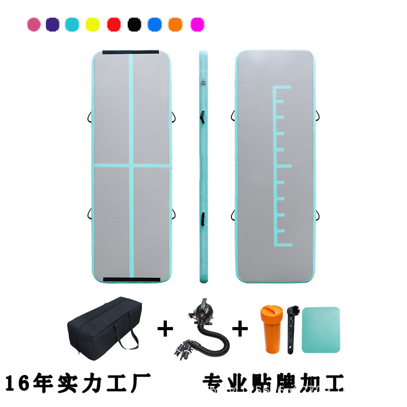 Inflatable yoga mat sit-up training sports practice mat Children's Protective brushed sports outdoor protective mat factory