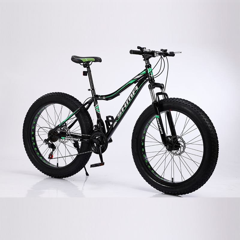 Bicicleta de playa de Sanheba 4.0 bicicletas de montaña con neumáticos de velocidad variable bicicletas de montaña de doble cilindro ciclismo de montaña a través de la nieve