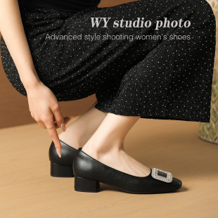 U5518-���Ĝ\�چ�Ь��ɫ��Ь����ˮ荴ָ��и�ưЬ����Ƥ�߸�ЬŮ