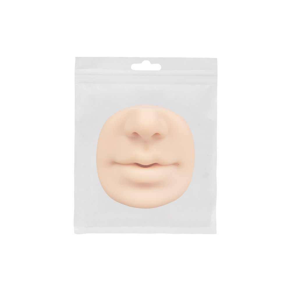 Fuente de embalaje independiente tricolor novato 5D estereoscópio silicona bordado elegante sonrisa labio ejercicio modelo herramienta transfronteriza