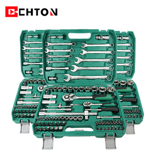 Auto repair tool socket wrench ratchet repair 82PC auto repair 24 tooth ratchet wrench tool complete set box
