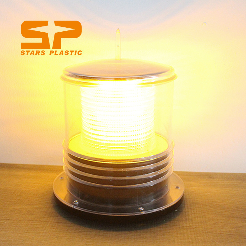 Solar signal lamp roof light solar warning light Airport warning light barrier light highlight sea light Solar signal lamp roof light solar warning light Airport warning light barrier light highlight sea light