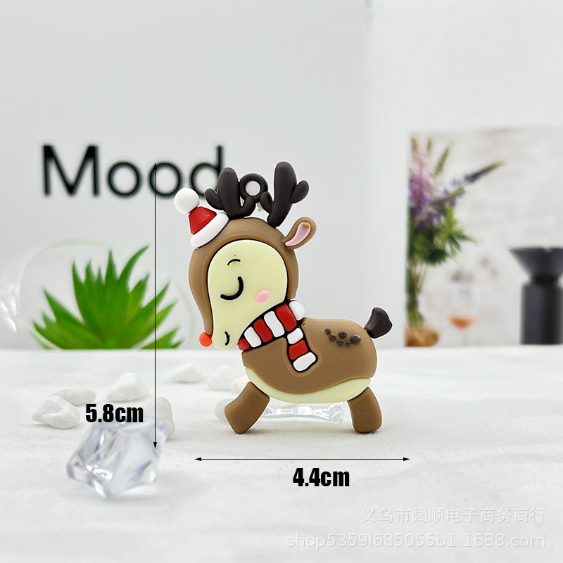 新しいクリスマスのペンダントのキーホルダーのペンダントクリスマスツリーのサンタクロースの部品のクリスマスの贈り物のアクセサリーのペンダント|undefined