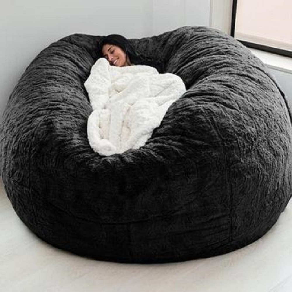 Bolso de frijoles de sofá perezoso Amazon venta caliente transfronteriza bolsa de esponja juego de sofá de bola redonda tatami ventas directas de fábrica image 13