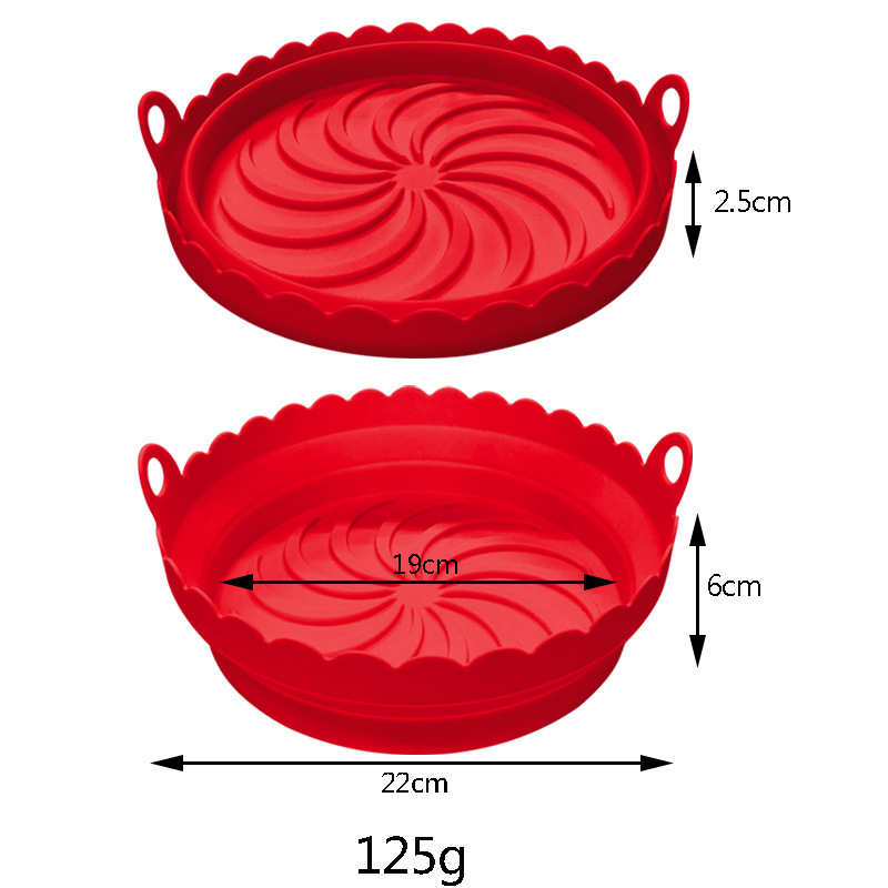 Air fryer silicone baking pan
