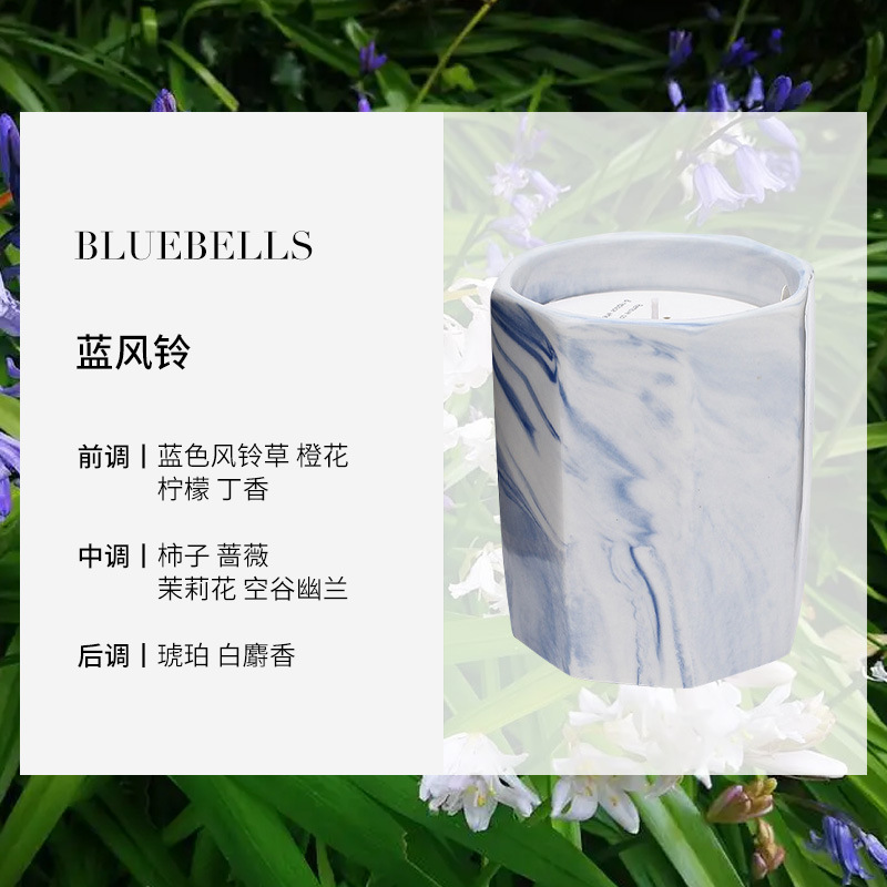 Marble aromatherapy, brand candle, perfumed oil