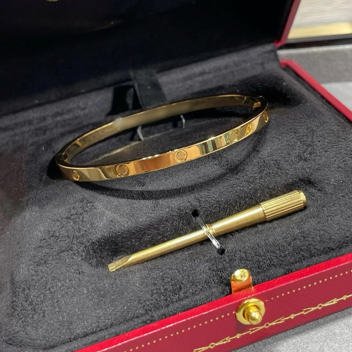 V金CNC高級版loveブレスレット、細め・中幅・幅広の新作、女性用厚め18Kローズゴールドメッキ、越境カップル向けブレスレット