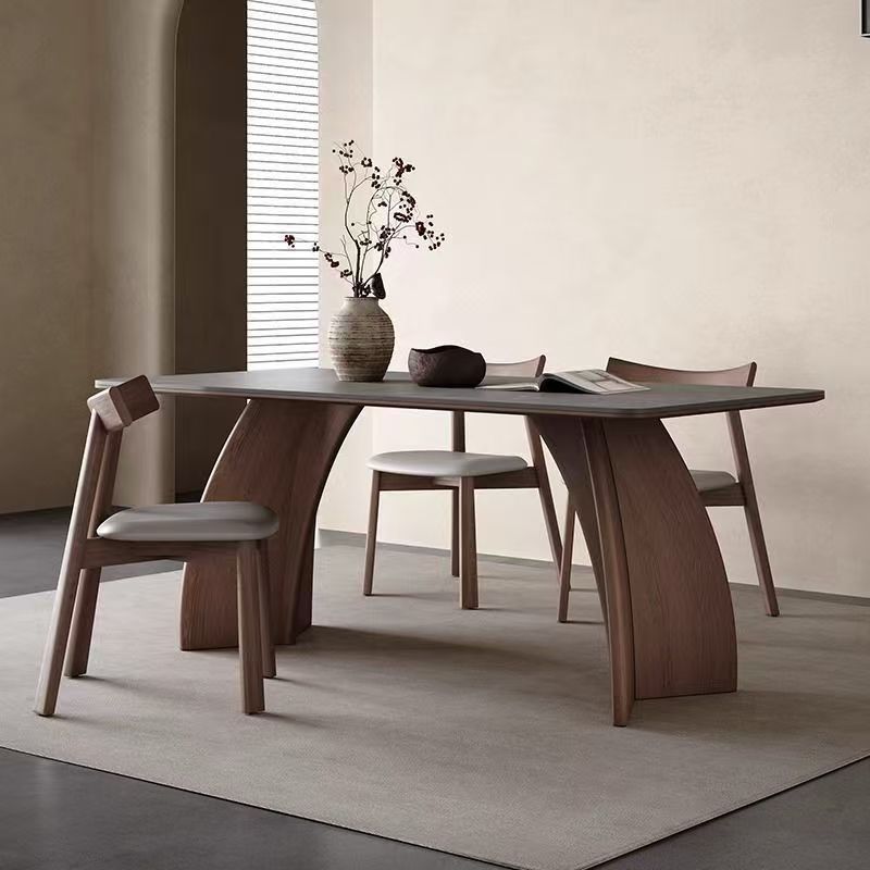 Mesa de comedor de pizarra francesa retro multicapa, mesa de comedor casera moderna simple, mesa de comedor rectangular, restaurante de comercio exterior transfronterizo image 6