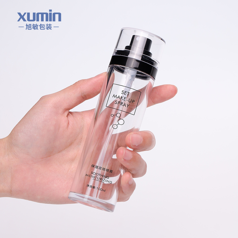50ml; spray negro transparente; pet