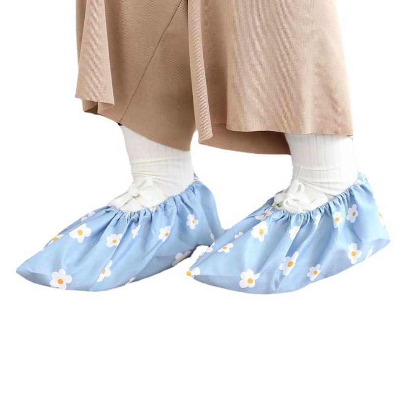 Can Be Washed Repeatedly Indoor Shoe Covers and Foot Covers for Home Adult Cloth Non-Slip Wear-Resistant Breathable Thickeneded Student Computer Room Foot Covers
