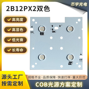 71X71Mm Two-Color Board Cob Light Board Led Light Source Csp Two-Color Board High Display and Highlight 71X71Mm Two-Color Board