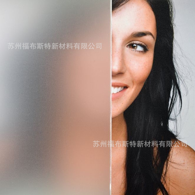 pet哑膜磨砂膜建筑玻璃贴膜淋浴房办公室隔断自带背胶隐私装饰膜