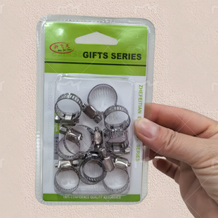 Affordable Pack of 10 Stainless Steel Hose Clamps 12-16-19 Water Pipe Connectors Single Ear American Style Pipe Set Gas Pipe
