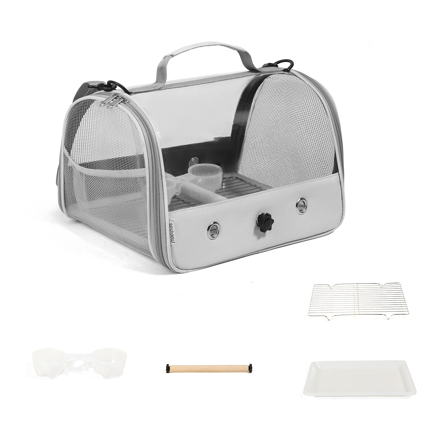 Bolsa Portátil para Loros y Aves Transparente para Viajes y Salidas image 13
