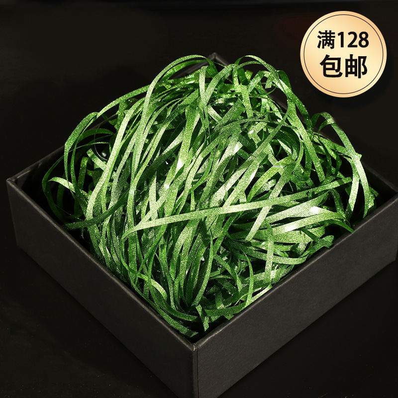 Glitter colorido papel desmenuzado DE LA AFIA seda caja de regalo accesorios caja de regalo decoración relleno grande al por mayor