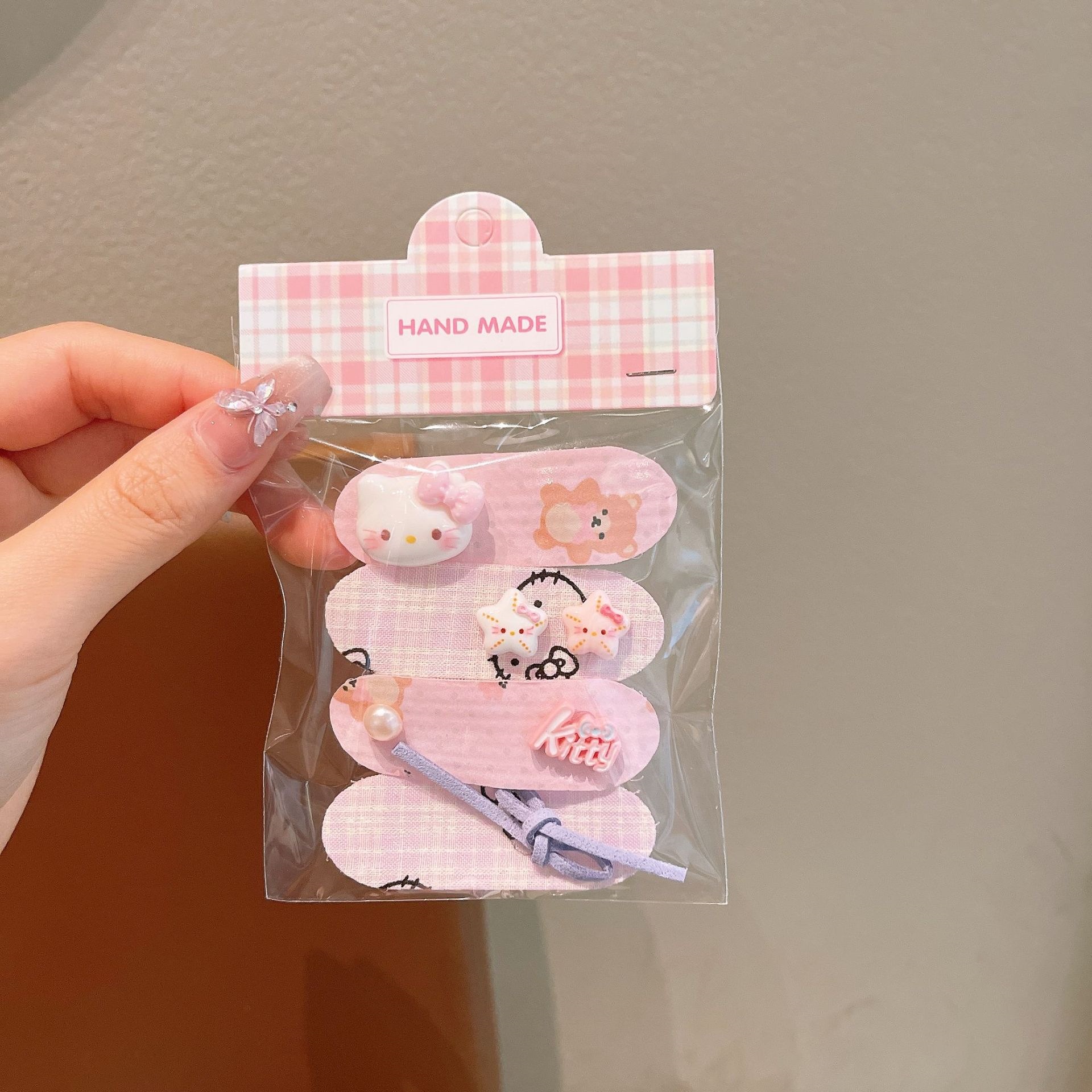 Cintas de cabello para niños dibujos animados velcro para bebés no lastimar el cabello roto artefacto de cabello para niñas fijas de cabello fijas