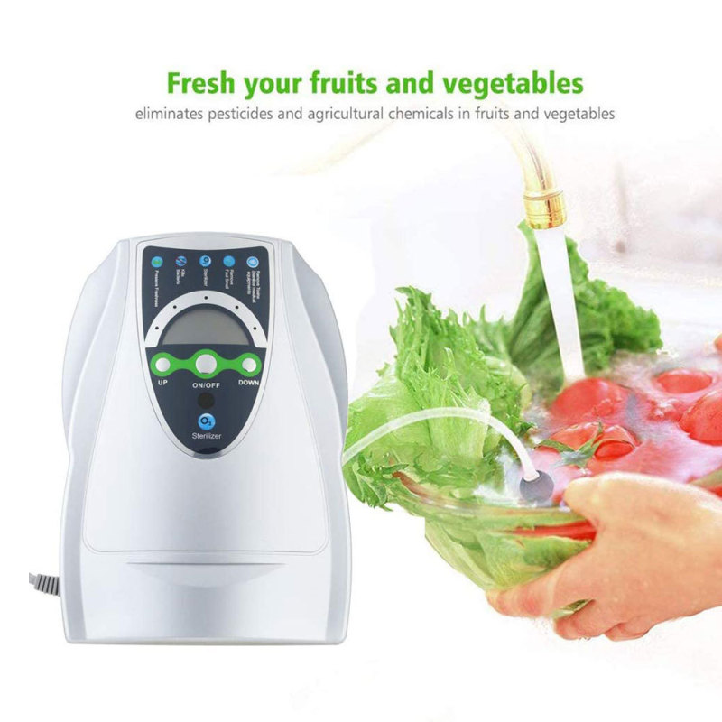 Household Ozone Generator, Kitchen Food and Fruit Cleaning Machine, Multifunctional Air Purifier Ozone Generator