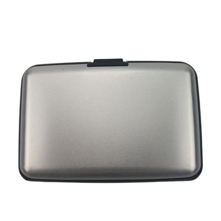 Titular de tarjeta de metal de aluminio de comercio exterior europeo y americano impermeable anti-magnético titular de la tarjeta de aleación de aluminio multifuncional titular de la tarjeta de identificación en stock