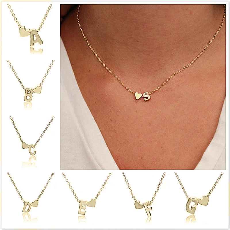 Xinghe Европейская и американская нержавеющая сталь любовное письмо ожерелье дамы титановая сталь персик сердце кулон ключицы цепи ювелирные изделия оптом