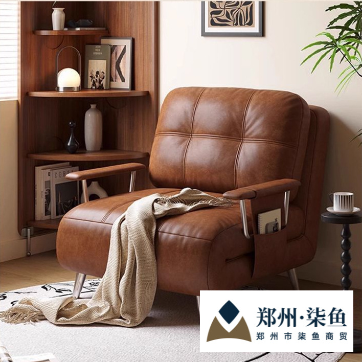 Medieval Style Sofa Bed Foldable New Single Small Apartment Sofa Bed Living Room Sofa Bed Dual Use