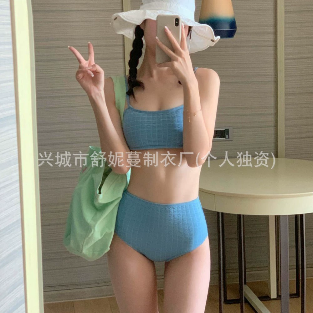 Brand split swimwear, tank top