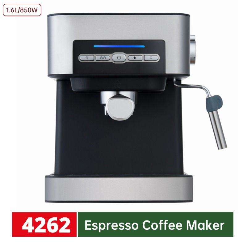 Máquina de café italiana semiautomática de 15bar, máquina de café casera, máquina de café de oficina