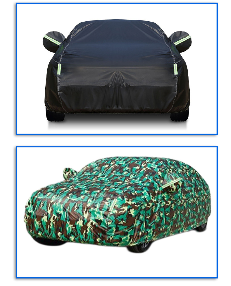 Oxford Cloth Car Cover Manufacturer Wholesale Thickened All-Season Car Cover Rainproof and Sunproof Dupont Oxford Car Cover