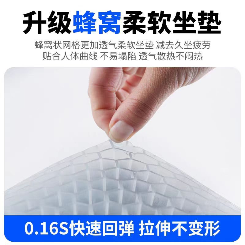 Specialized Seat Cushion for Garment Factories, New Breathable and Comfortable Rubber Seat Cushion for Sewing Machines, Ice-Feel Thickened for Winter, Sweat-Absorbent