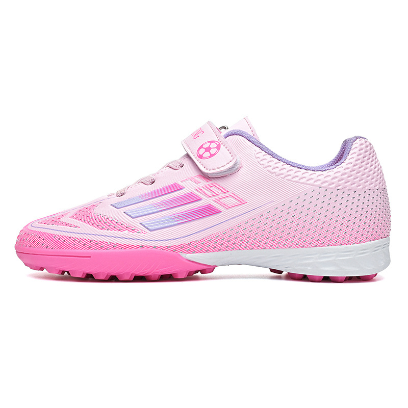 Nuevos niños transfronterizos niños y niñas transpirables cómodos deportes casuales zapatos de fútbol de clavos de césped estudiantes