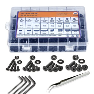 840PCS ���� ������Ͳƽ�^�ݽz��˨��ĸ�|Ȧ�M���׼�