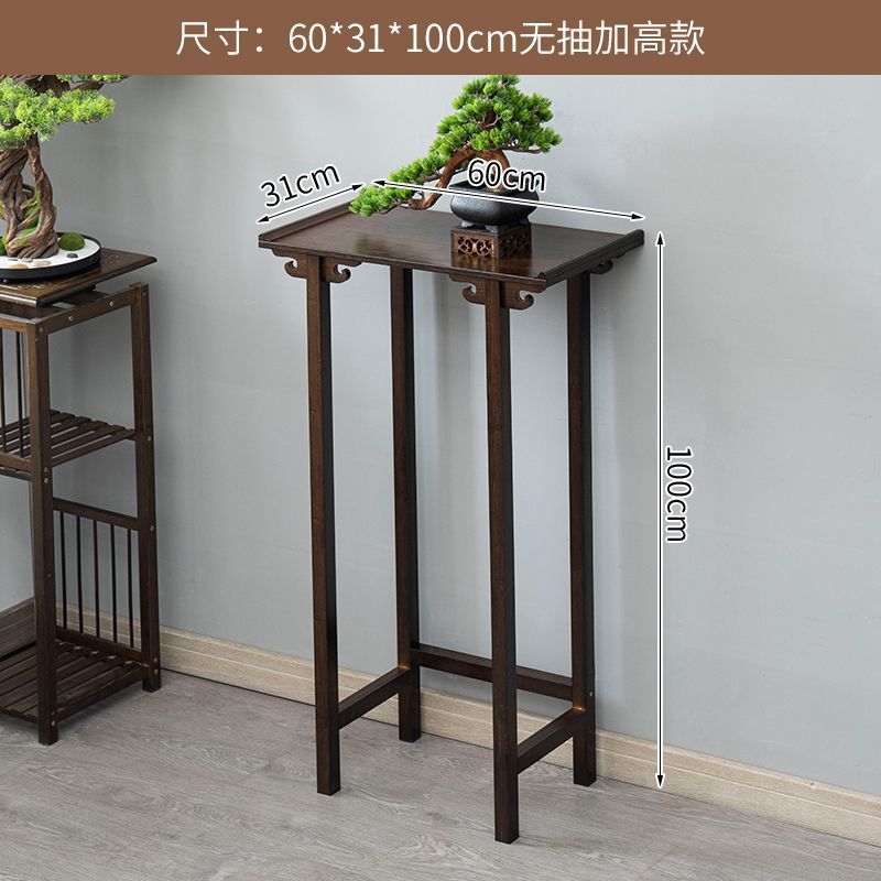 新中国式の超狭い玄関テーブルはテーブルの花棚の置物棚の客間のプロジェクトの端景台の玄関棚の狭いタイプです。|undefined